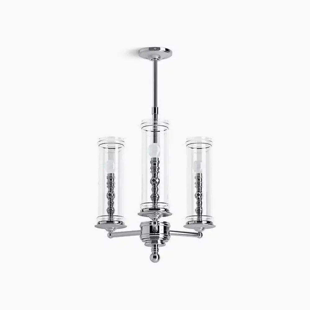 Kohler K-23342-CH03-CPL Damask Chandelier 20in in Polished Chrome