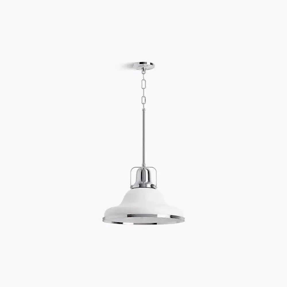 Kohler K-32290-PE03-WCL Hauksbee Pendant 18in in Matte White