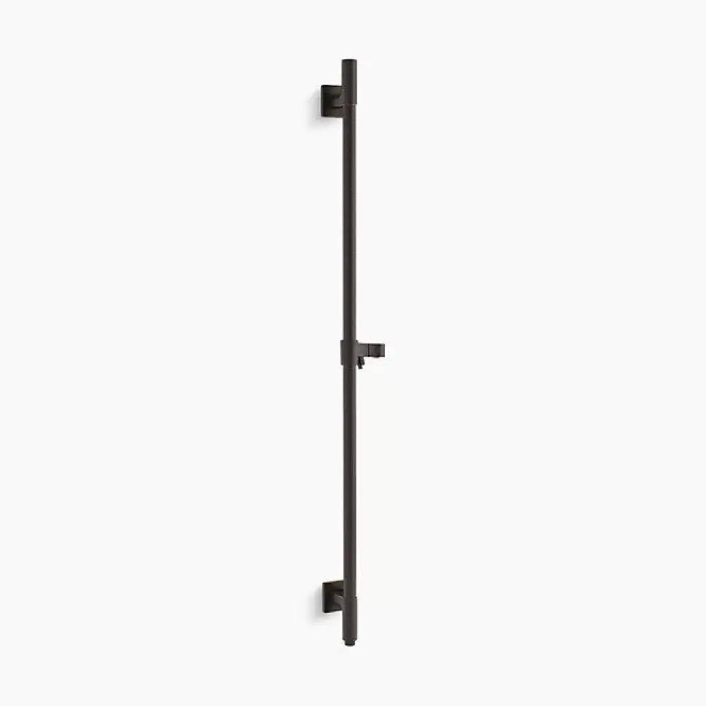 Kohler Awaken Deluxe 36 inch slidebar with integrated supply in Oil-Rubbed Bronze from the PrimeZen Awaken collection