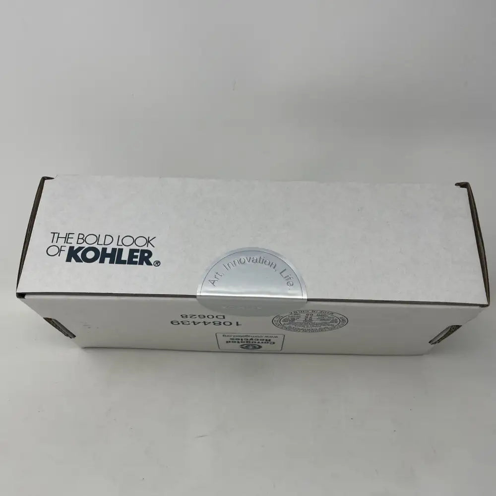 Kohler K-24462-BL Riff Three-Hole Kitchen Faucet Escutcheon in Matte Black, view 5