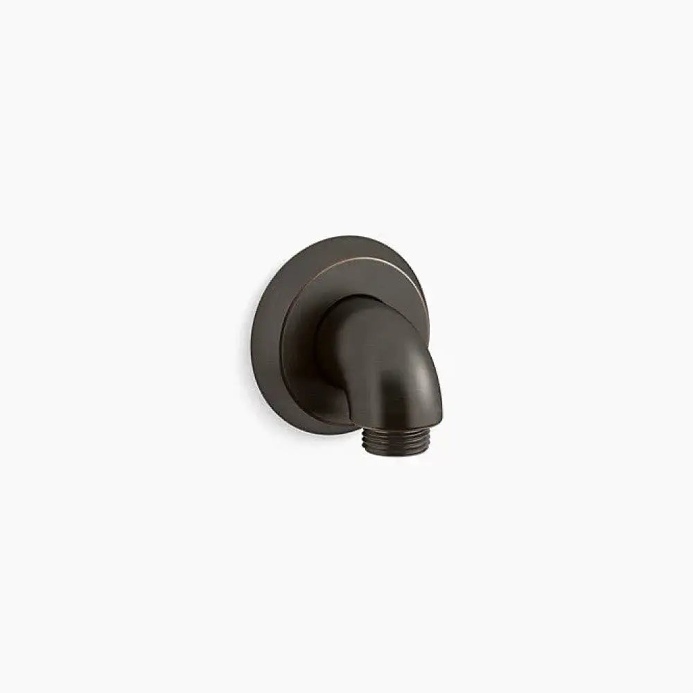 Kohler K-22174-2BZ Forte Wall-Mount Supply Elbow with Check Valve in Oil-Rubbed Bronze