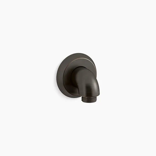 Kohler K-22174-2BZ Forte Wall-Mount Supply Elbow with Check Valve in Oil-Rubbed Bronze