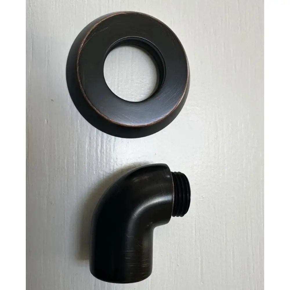Kohler K-22174-2BZ Forte Wall-Mount Supply Elbow with Check Valve in Oil-Rubbed Bronze, view 4