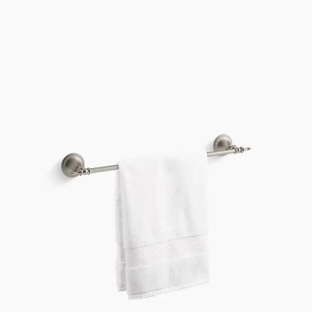 Kohler K-26523-BN Decorative Towel Bar 18in in Brushed Nickel, view 3