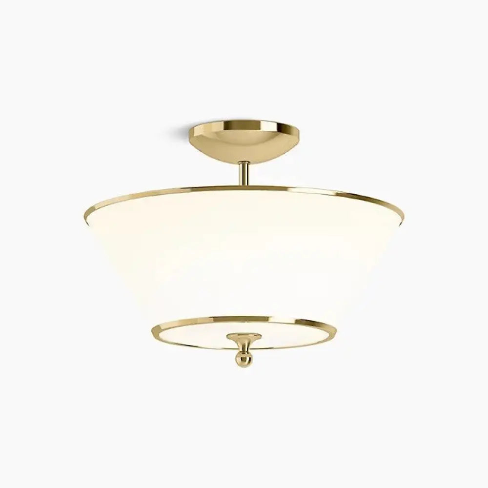 Kohler K-27859-FM02-2PL Parohn Flush Mount 16in in Polished Brass, view 2