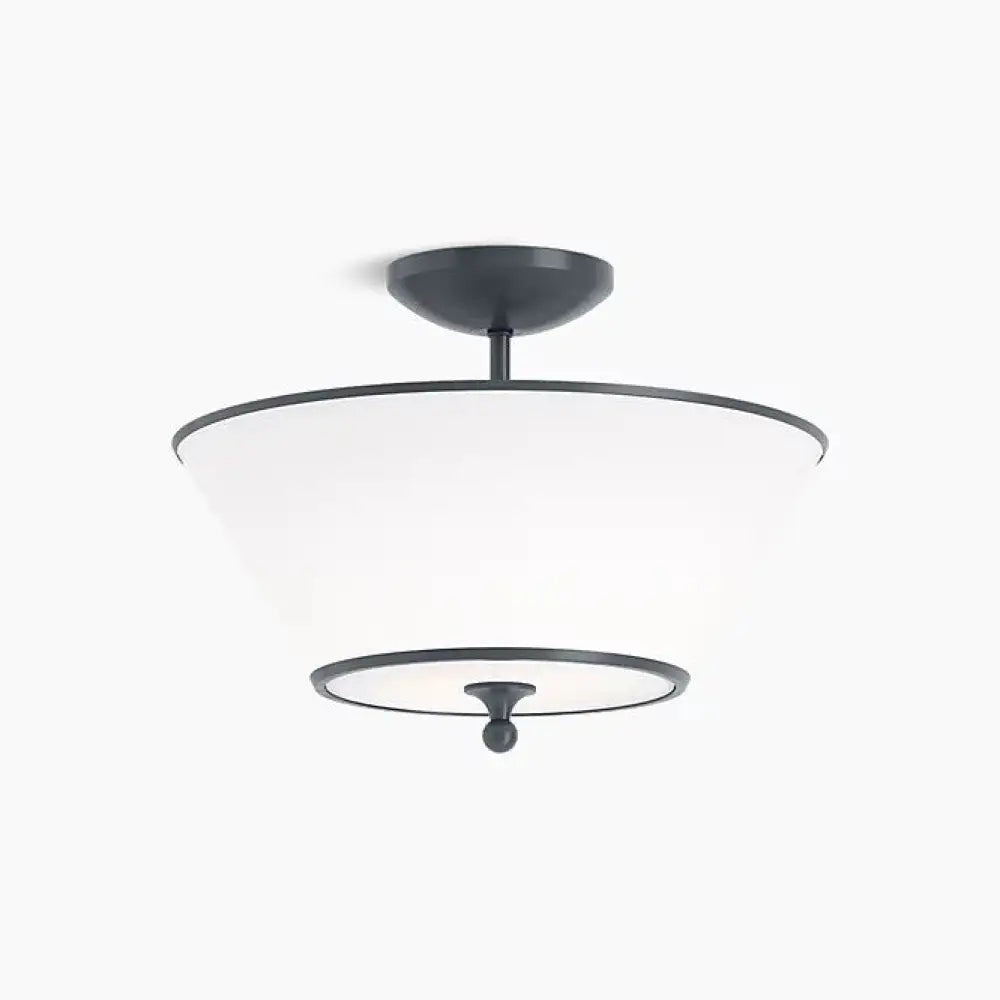 Kohler K-27859-FM02-GNL Parohn Flush Mount 16in in Gunmetal, view 2