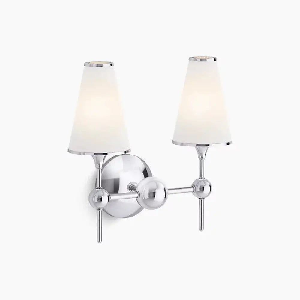 Kohler K-27860-SC02-CPL Parohn Wall Sconce in Polished Chrome, view 2