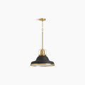 Kohler K-32290-PE03-BML Hauksbee Pendant 18in in Matte Black with Brushed Brass