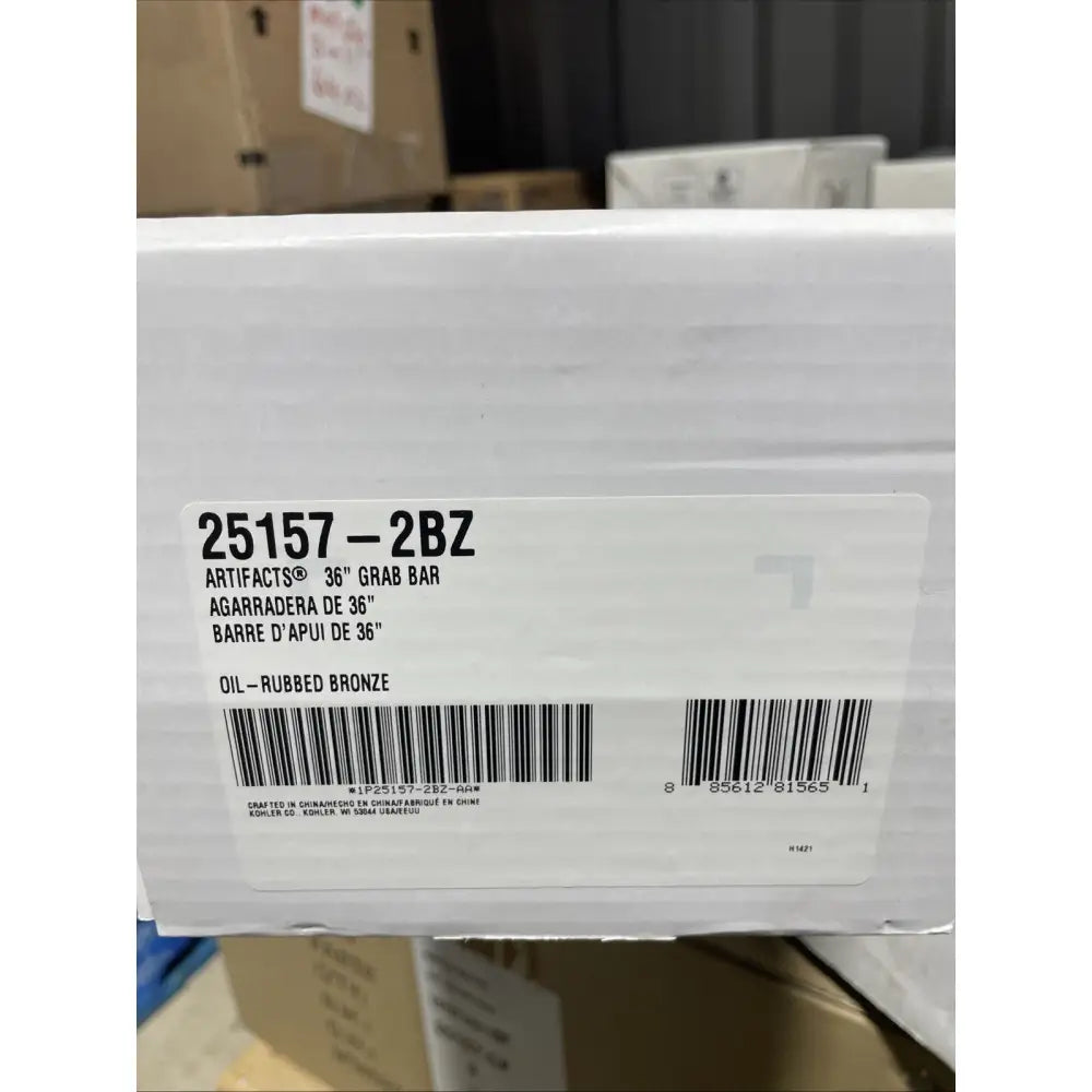 Kohler K-25157-2BZ Artifacts Grab Bar 36in in Oil-Rubbed Bronze, view 4