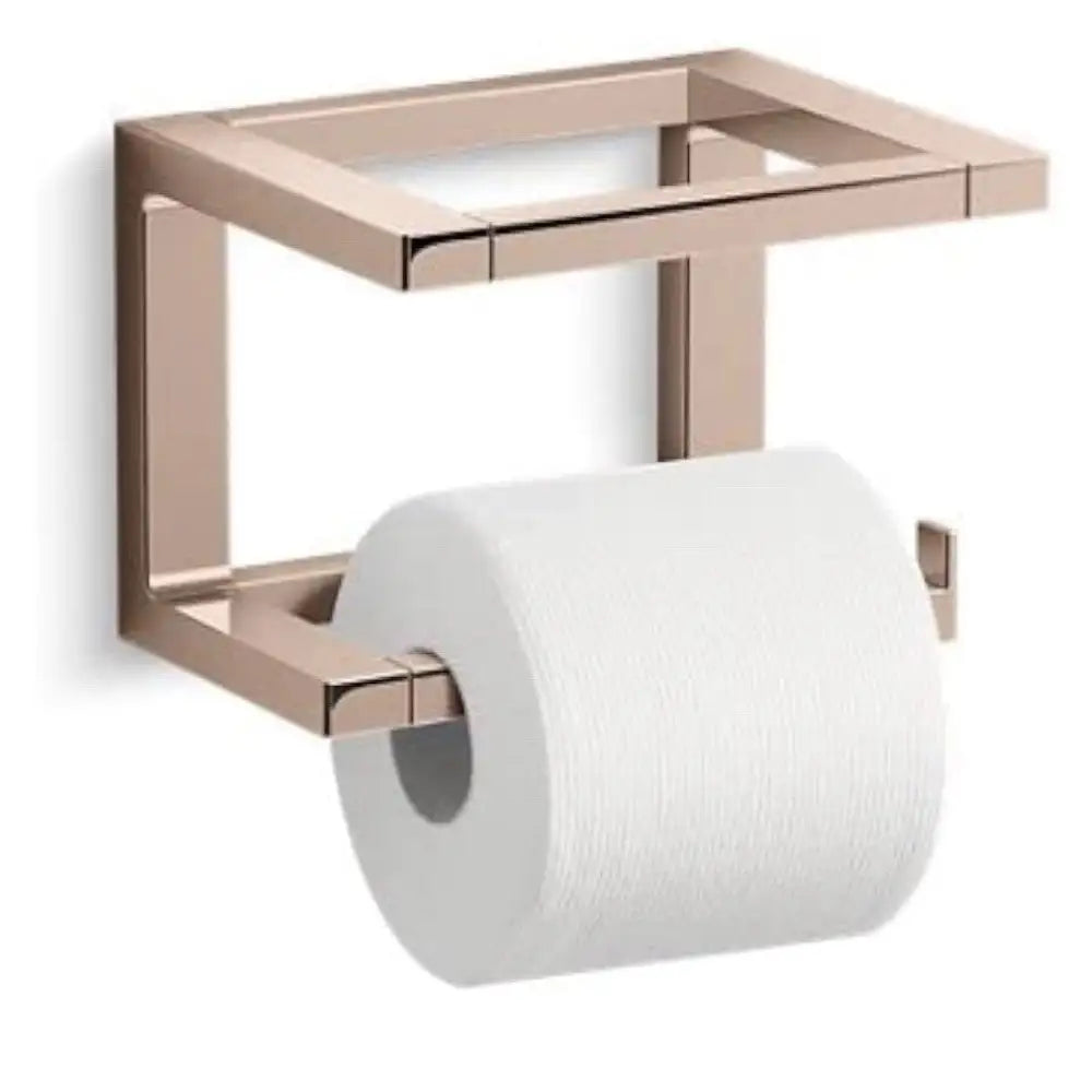 Kohler K-31750-RGD Draft Toilet Paper Holder in Vibrant Polished Rose Gold