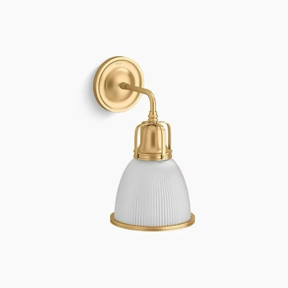 Kohler K-32281-SC01-2GL Hauksbee Bell Wall Sconce in Brushed Modern Brass