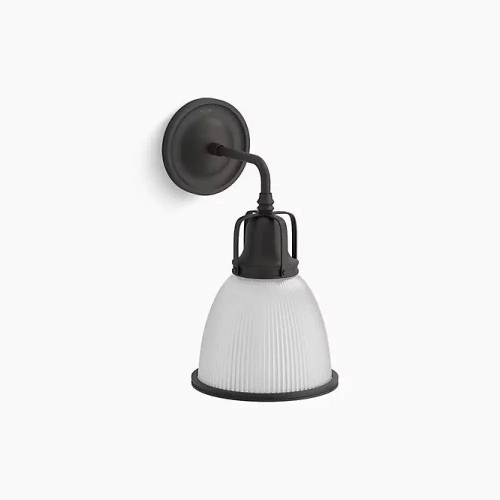 Kohler K-32281-SC01-BLL Hauksbee Bell Wall Sconce in Matte Black