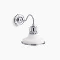 Kohler K-32285-SC01-WCL Hauksbee Double Bell Wall Sconce in Matte White