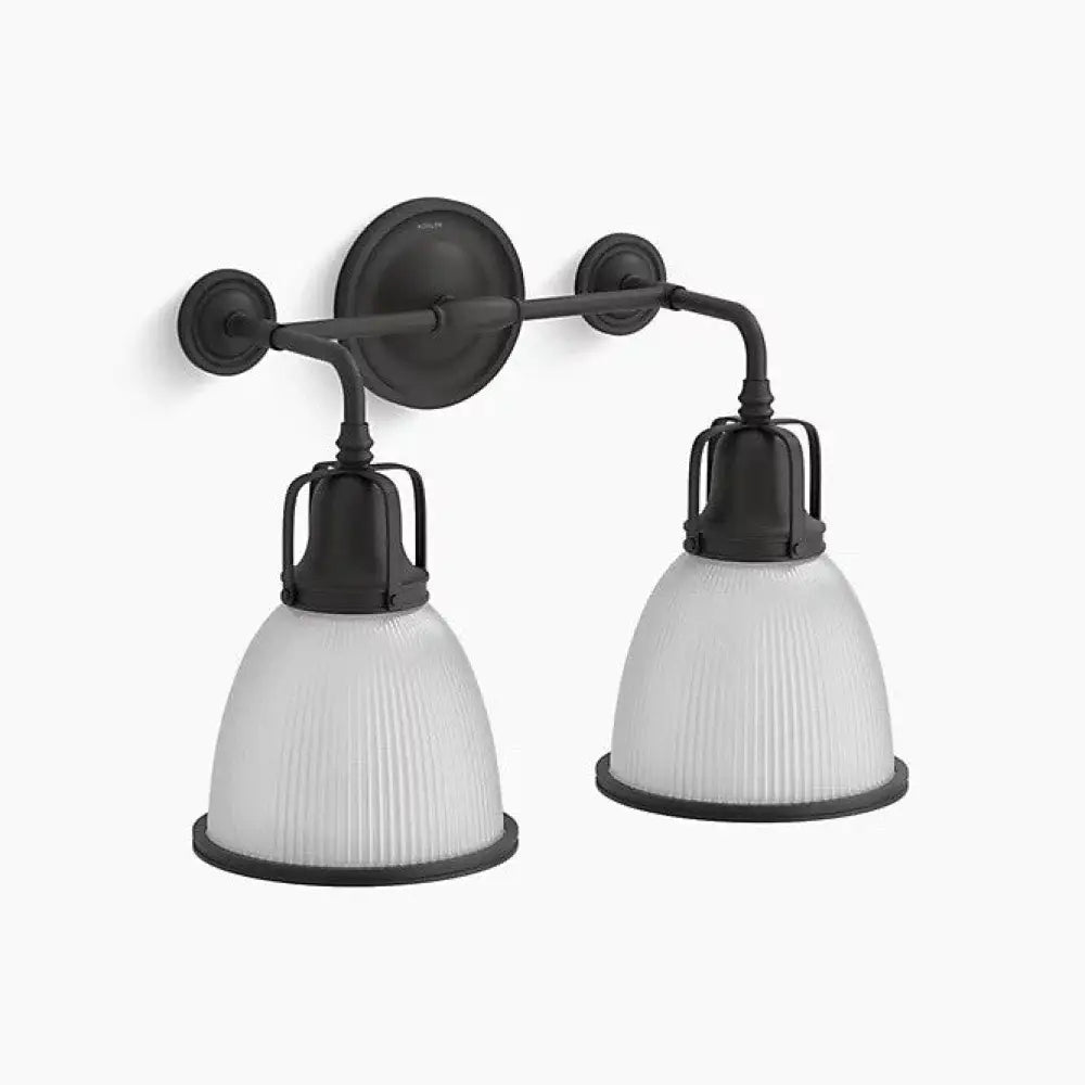 Kohler K-32282-SC02-BLL Hauksbee Bell Wall Sconce in Matte Black