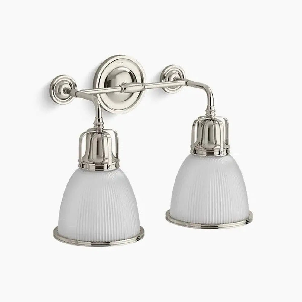 Kohler K-32282-SC02-SNL Hauksbee Bell Wall Sconce in Polished Nickel