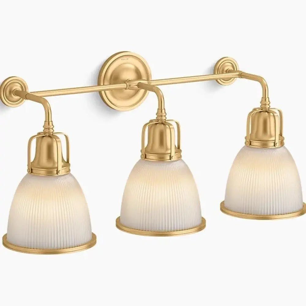 Kohler K-32283-SC03-2GL Hauksbee Bell Wall Sconce in Brushed Modern Brass, view 2