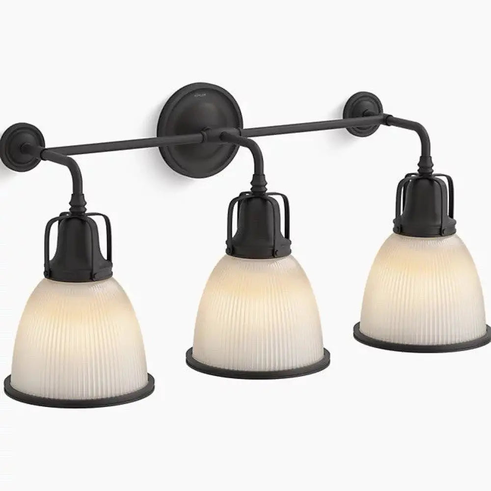 Kohler K-32283-SC03-BLL Hauksbee Bell Wall Sconce in Matte Black, view 2