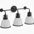 Kohler K-32283-SC03-BLL Hauksbee Bell Wall Sconce in Matte Black