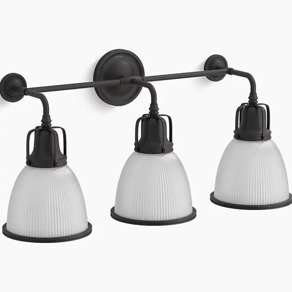 Kohler K-32283-SC03-BLL Hauksbee Bell Wall Sconce in Matte Black