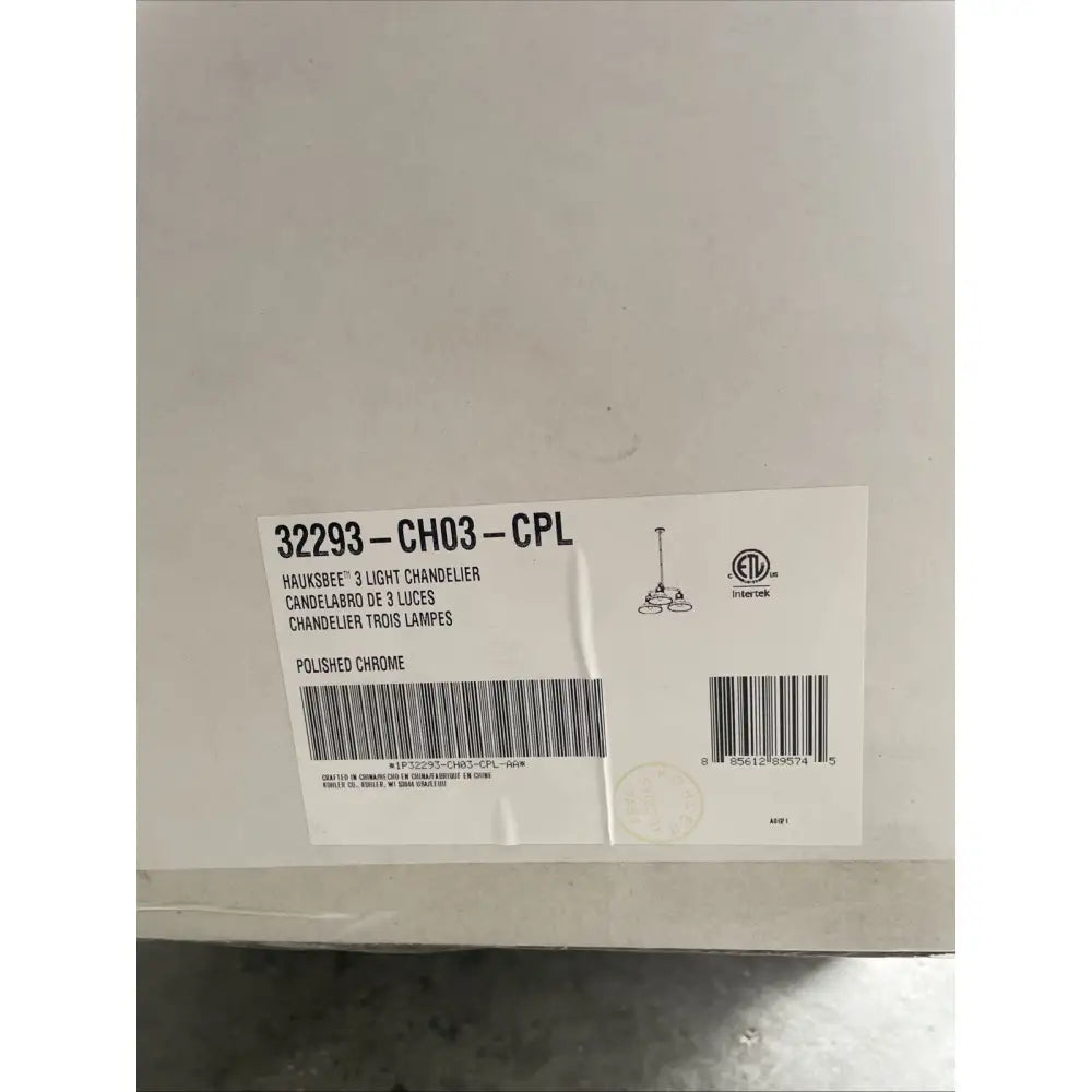 Kohler K-32293-CH03-CPL Hauksbee Chandelier 30in in Polished Chrome, view 5