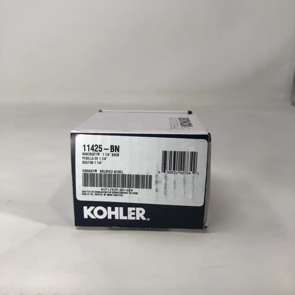 Kohler K-11425-BN Bancroft Cabinet Knob in Vibrant Brushed Nickel, view 4