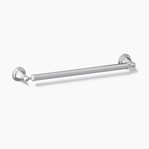 Kohler K-13108-CP Pinstripe Towel Bar 18in in Polished Chrome