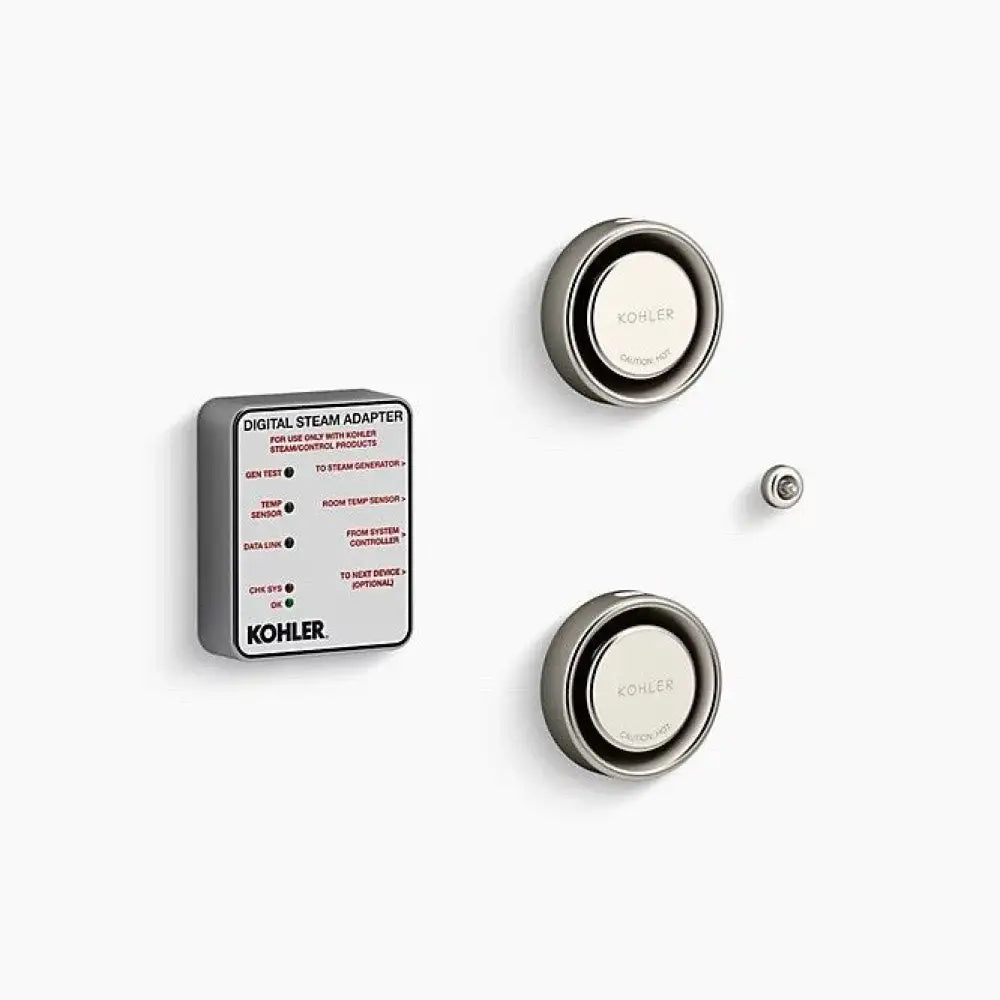 Kohler K-5549-K1-BN DTV+ Tandem Steam Adapter Kit in Vibrant Brushed Nickel, view 2
