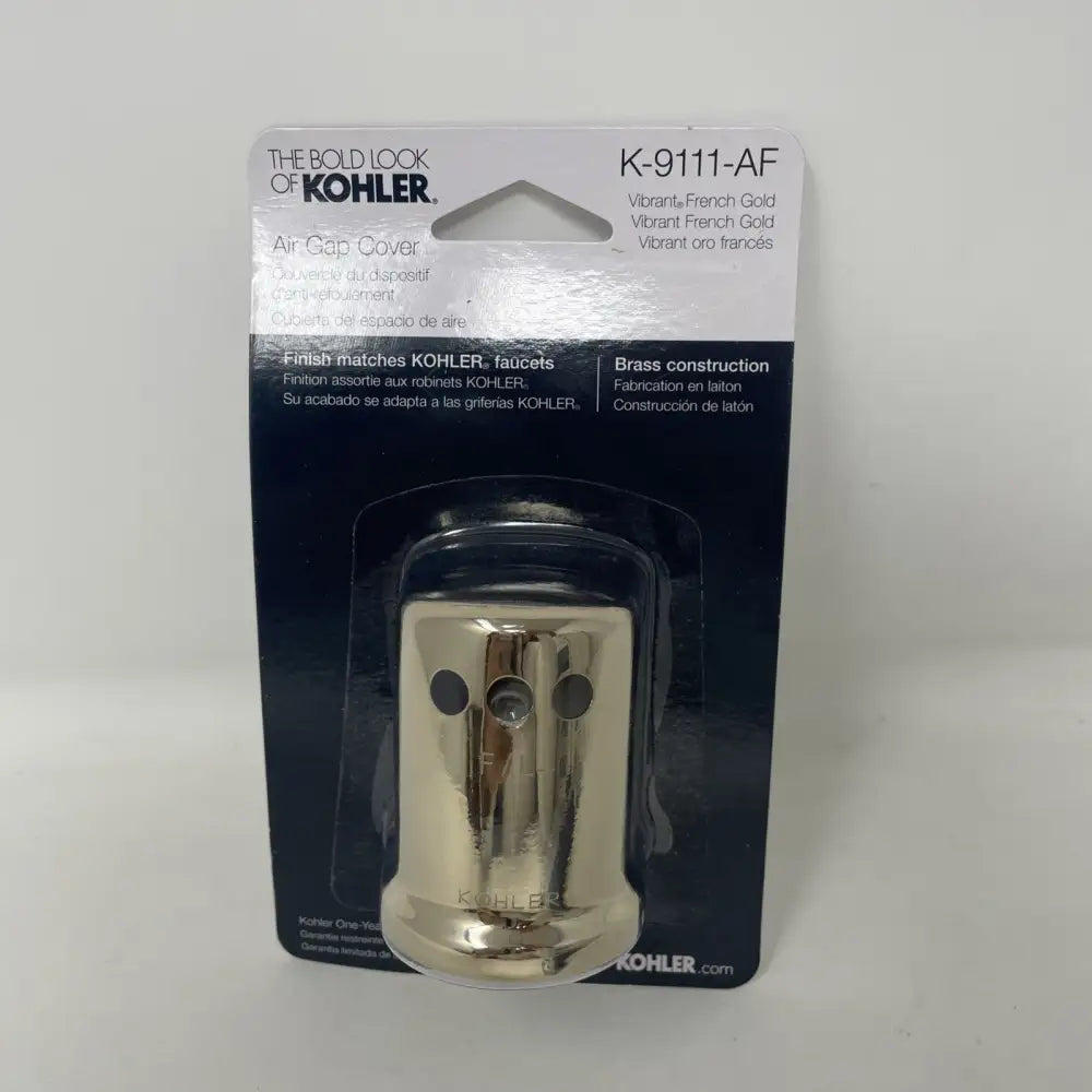 Kohler K-9111-AF Air Gap Cover in Vibrant French Gold, view 4
