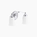 Kohler K-11422-CPL Bancroft Wall Sconce 15in in Polished Chrome