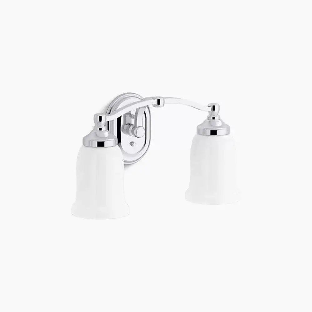 Kohler K-11422-CPL Bancroft Wall Sconce 15in in Polished Chrome