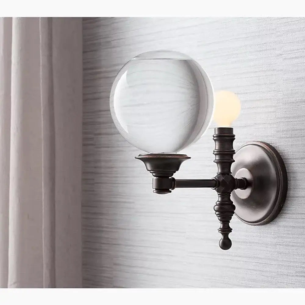 Kohler K-22546-SC01-BZL Damask Water Globe Sconce 11in in Oil-Rubbed Bronze, view 4