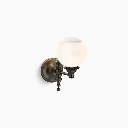 Kohler K-22546-SC01-BZL Damask Water Globe Sconce 11in in Oil-Rubbed Bronze, view 2