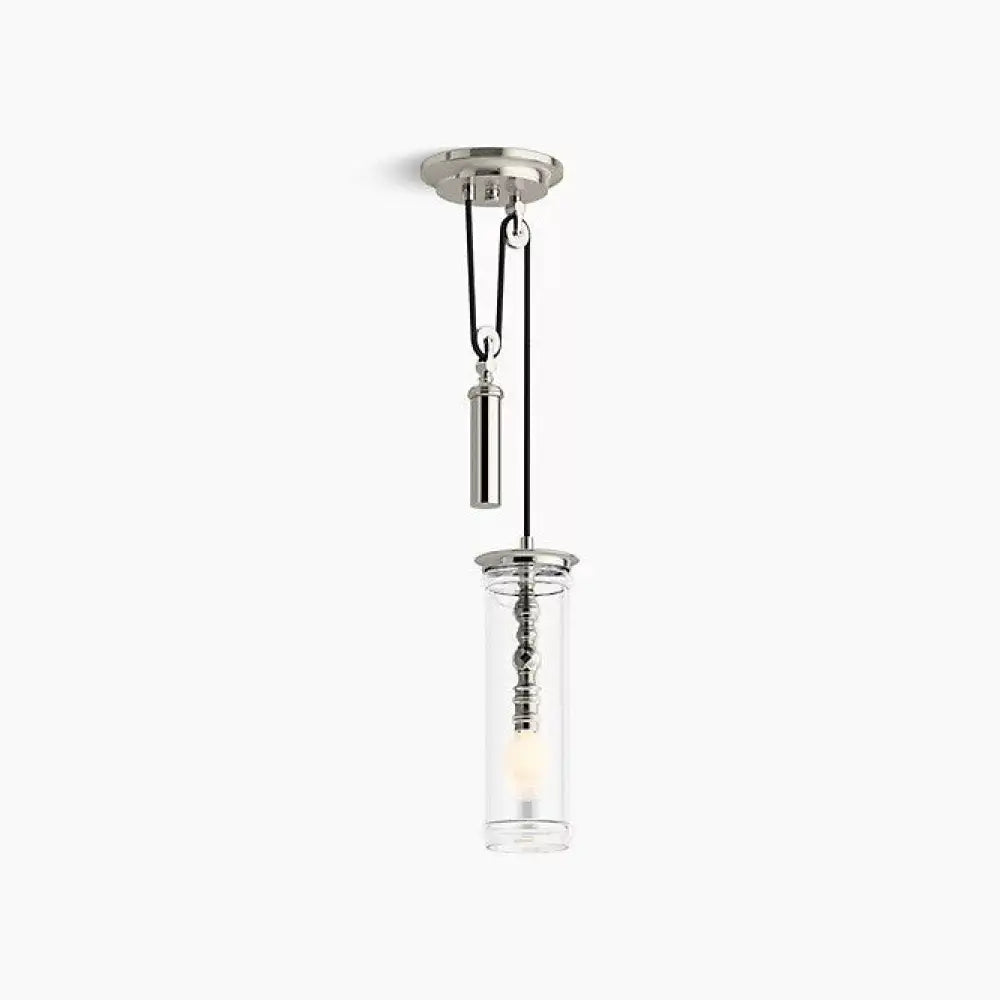 Kohler K-23340-PE01-SNL Damask Pendant in Polished Nickel, view 2
