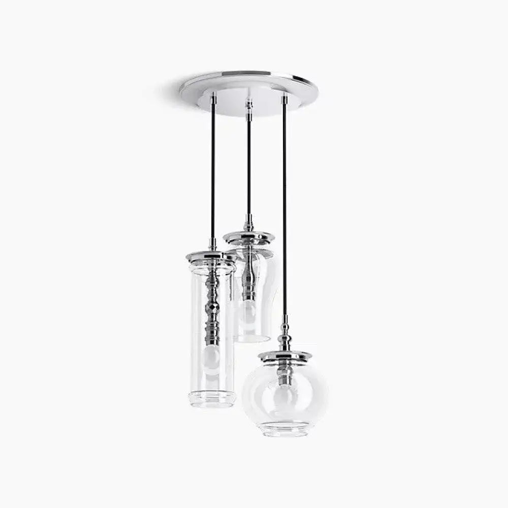 Kohler K-23341-PE03-CPL Damask Pendant 12in in Polished Chrome