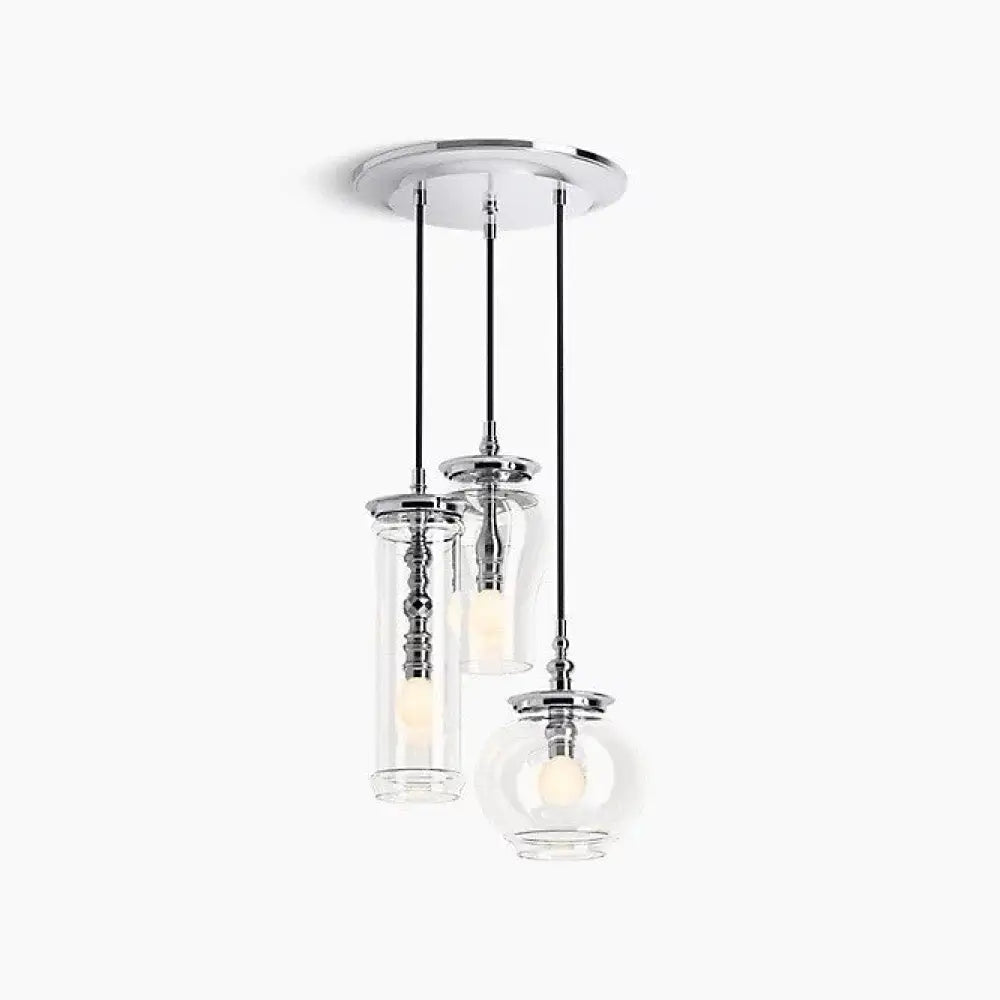Kohler K-23341-PE03-CPL Damask Pendant 12in in Polished Chrome, view 2