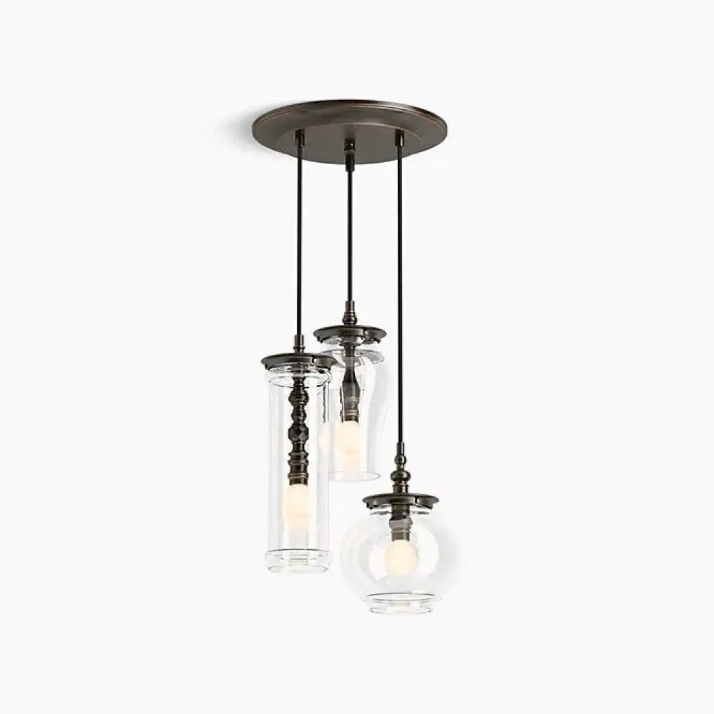 Kohler K-23341-PE03-BZL Damask Pendant 12in in Oil-Rubbed Bronze, view 2