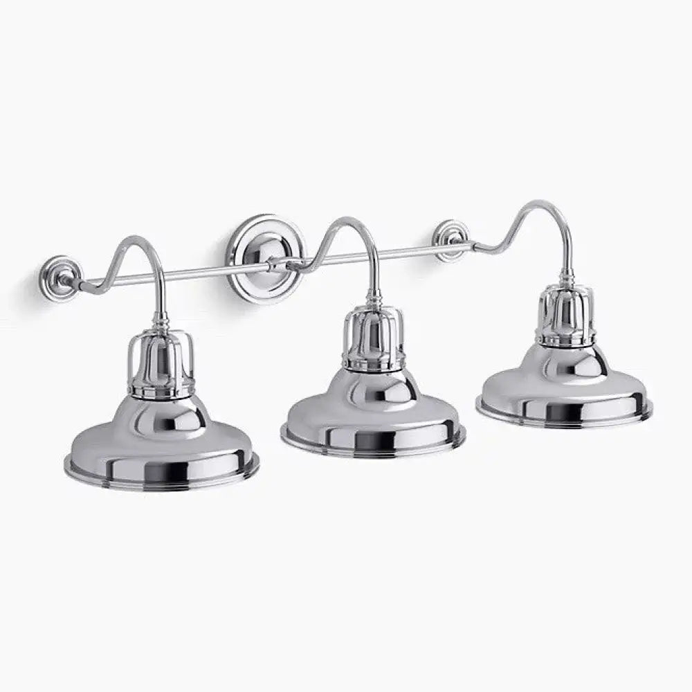 Kohler K-32287-SC03-CPL Hauksbee Vanity Light 35in in Polished Chrome