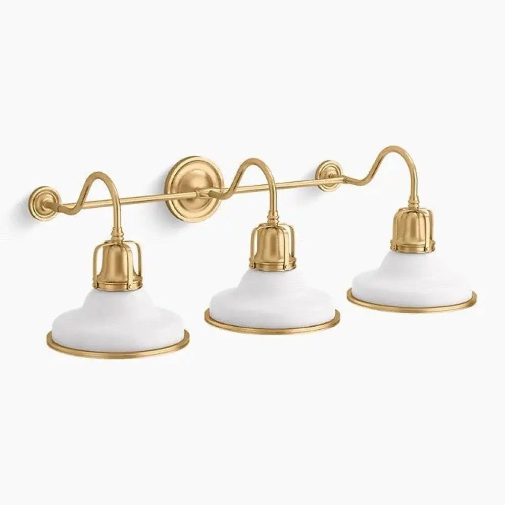 Kohler K-32287-SC03-WGL Hauksbee Vanity Light 35in in Matte White