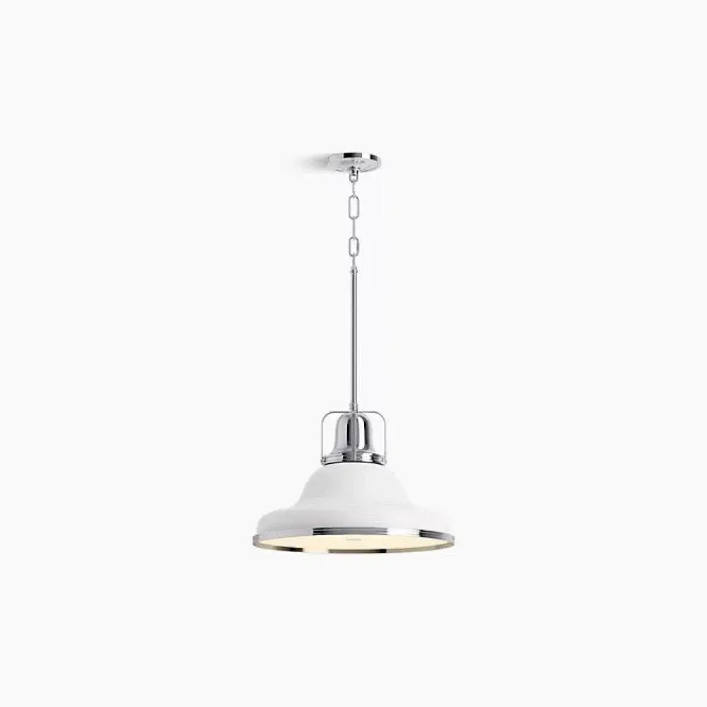 Kohler K-32290-PE03-WCL Hauksbee Pendant 18in in Matte White, view 2