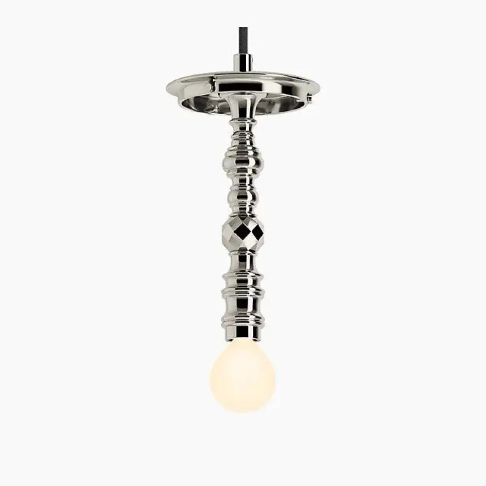 Kohler K-23341-PE03-SNL Damask Pendant 12in in Polished Nickel, view 3