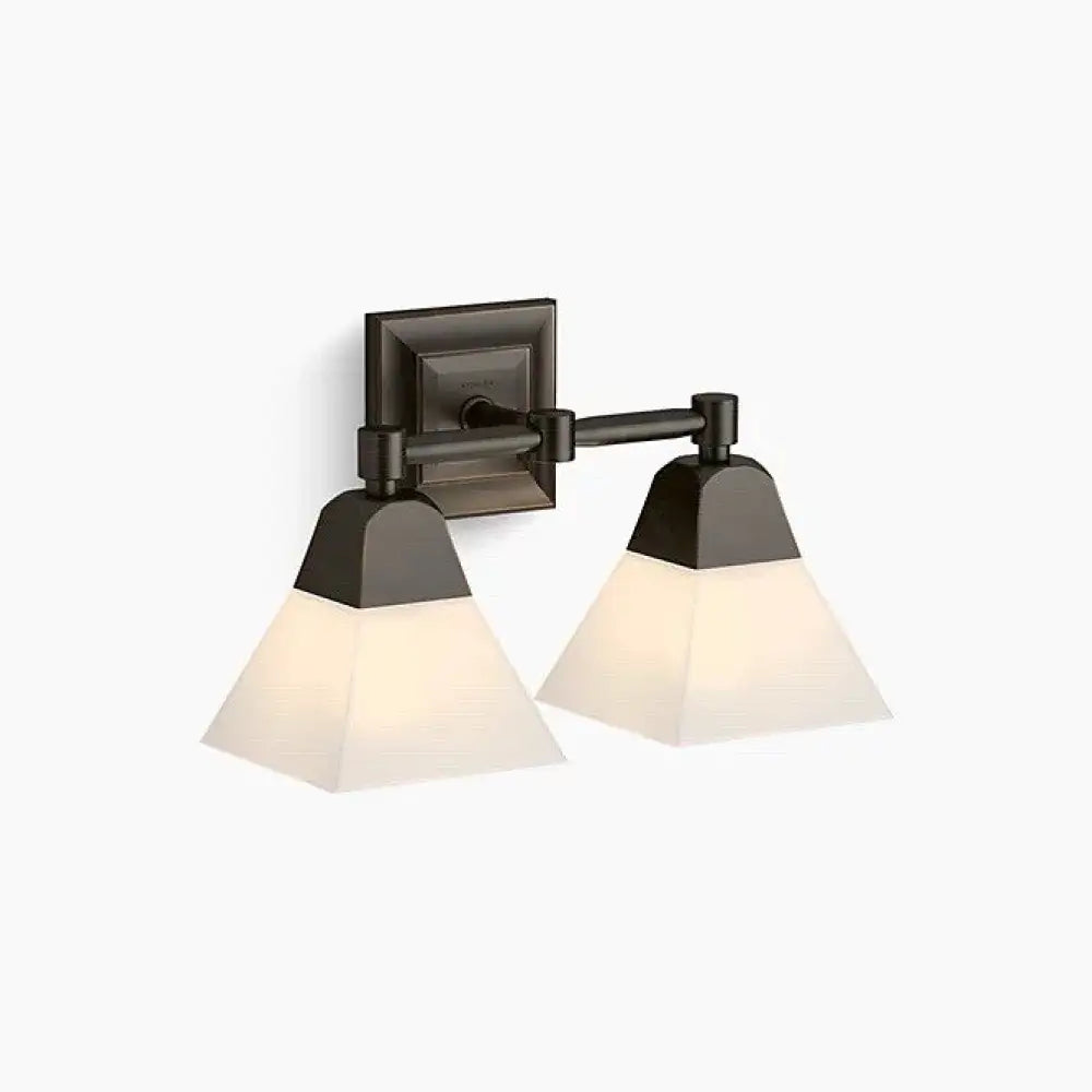 Kohler K-23687-BA02-BZL Memoirs Vanity Light 15in in Oil-Rubbed Bronze, view 3