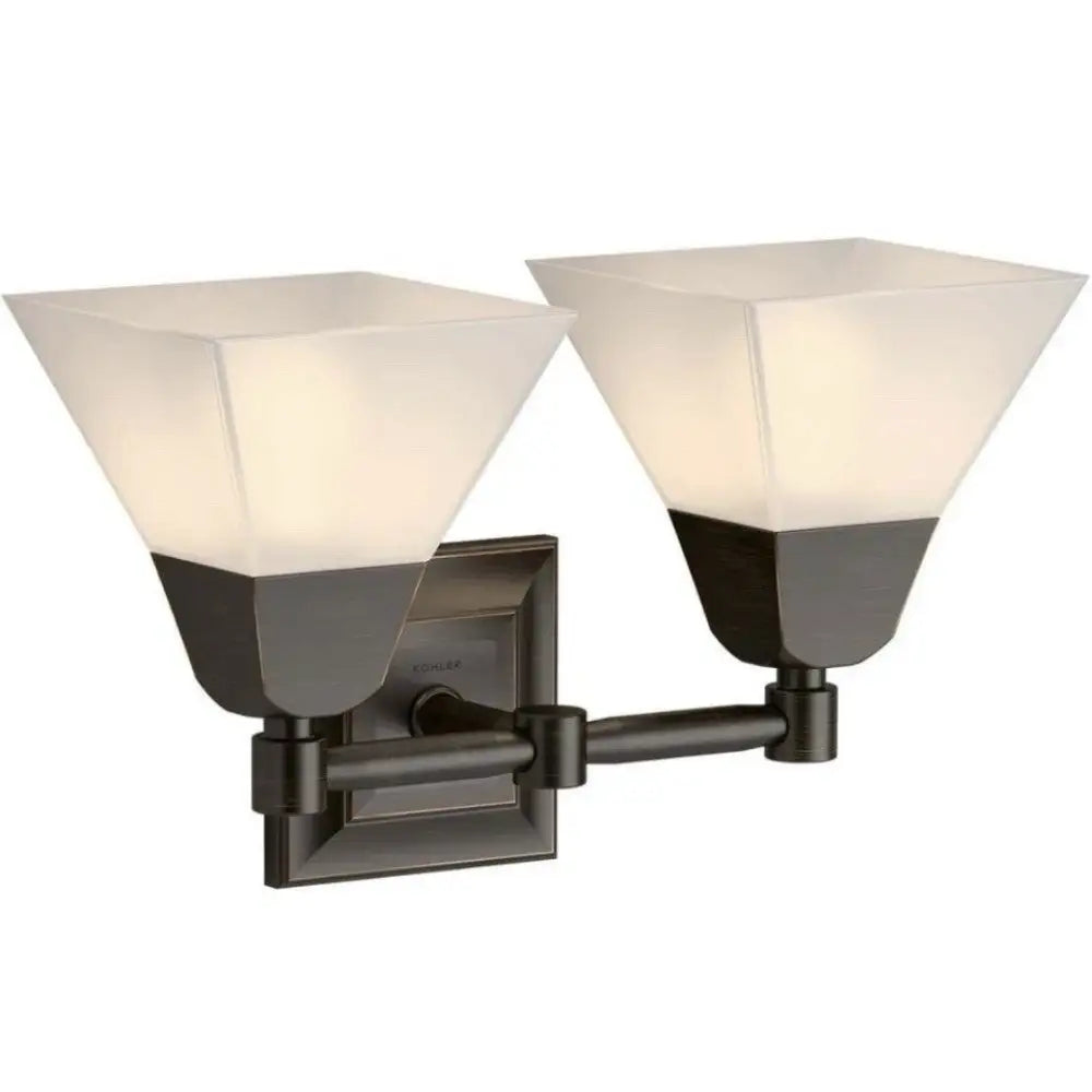 Kohler K-23687-BA02-BZL Memoirs Vanity Light 15in in Oil-Rubbed Bronze, view 2