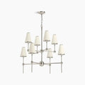Kohler K-27863-CH08-SNL Parohn Chandelier 36in in Polished Nickel