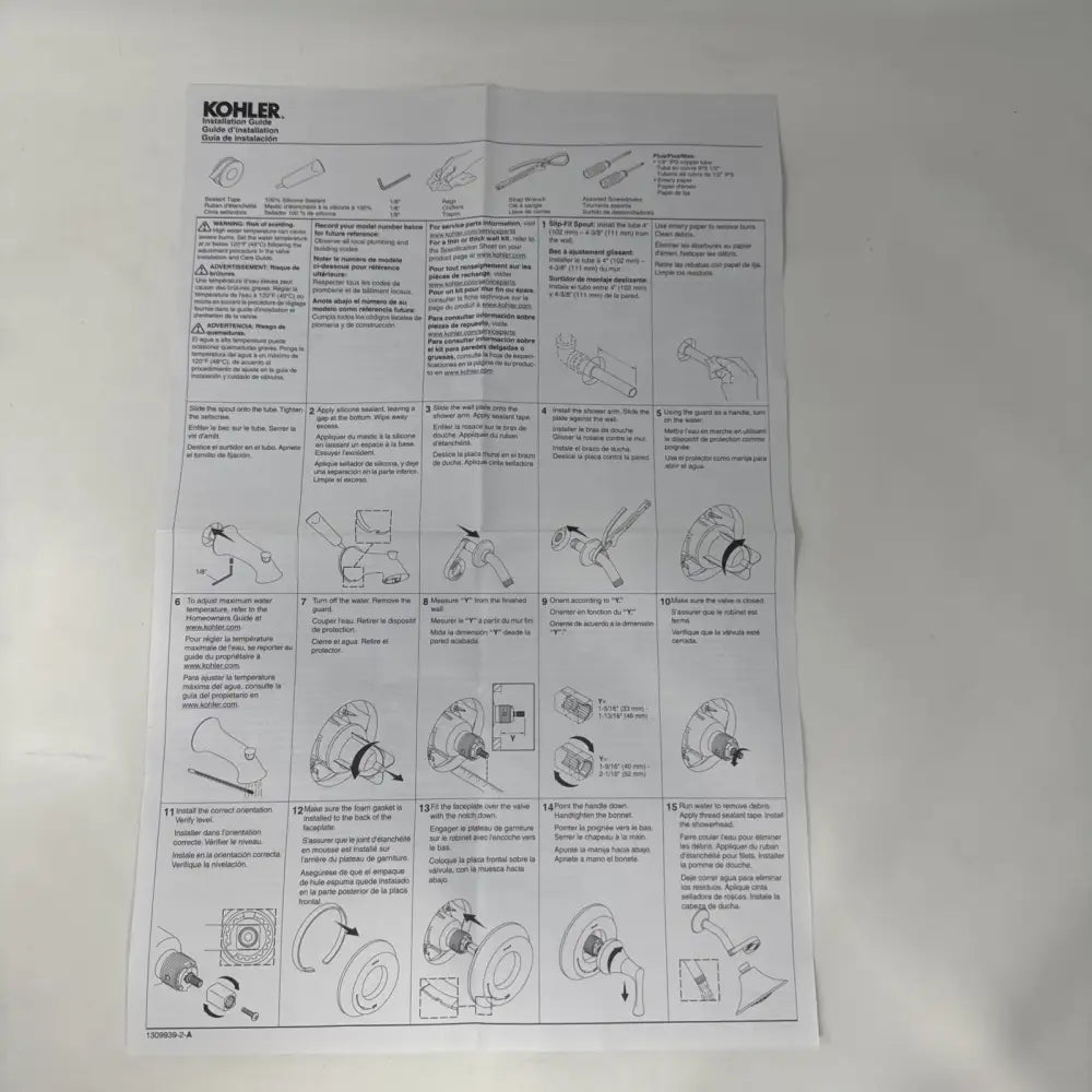 Kohler K-23942-2BZ Forte Shower Trim Kit in Oil-Rubbed Bronze, view 7