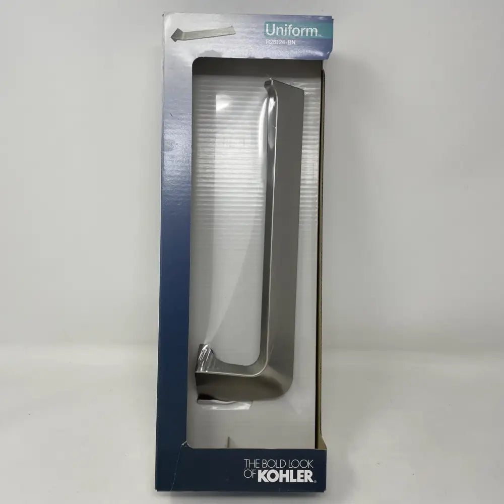 Kohler K-R26124-BN Uniform Towel Arm in Vibrant Brushed Nickel, view 4